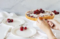 تارت آلبالو: شیرینی اصیل فرانسوی با طعمی ترش و شیرین