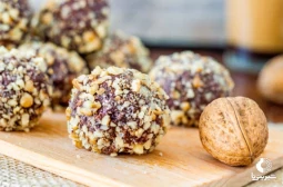 طرز تهیه ترافل شکلات و گردو