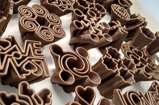 چاپگر سه بعدی تولید شکلات
