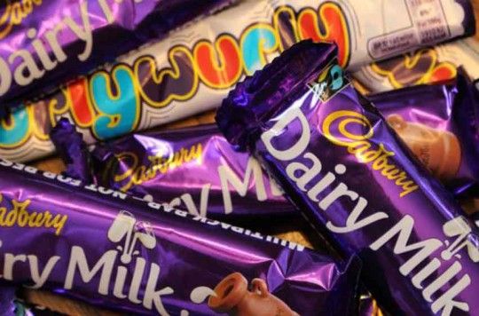 تغییر سایز شکلات های Cudbury  برای کاهش کالری