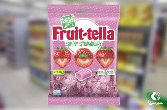عرضه Fruittella با طعم توت فرنگی در بسته بندی های جدید و بزرگ