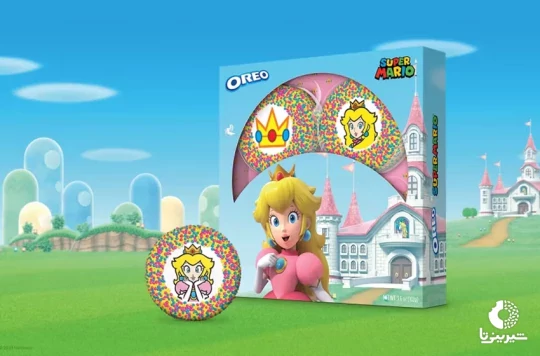 رونمایی از کوکی اورئو(Oreo) با طرح پرنسس پیچ در بازی سوپر ماریو