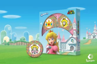 رونمایی از کوکی اورئو(Oreo) با طرح پرنسس پیچ در بازی سوپر ماریو